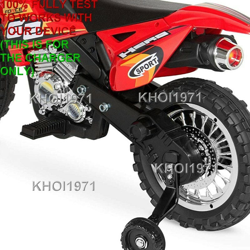 AC Wall Charger Adapter for 8T Blazin Wheels 62RT Force Z Hero Dirt Motorbike Ride