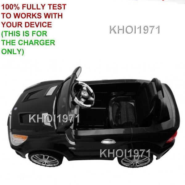 12V Black AC Wall Charger Adapter for Mercedes Benz SL65 Ride-On Toy