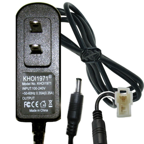 Yellow AC Wall Charger Adapter for Kid Motorz Construction Patrol Truck Ride F4 1158