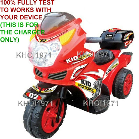 AC Wall Charger Adapter for Kid Motorz 0121 Motorbike Ride-On Toy