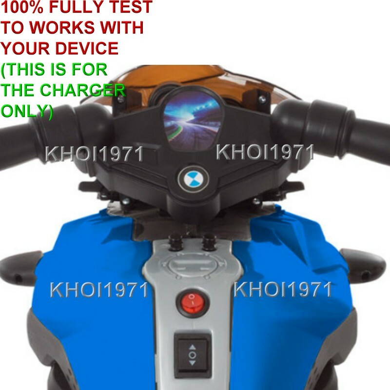 AC Wall Charger Adapter for Little Rider Ride-On Motorcycle Training Wheel