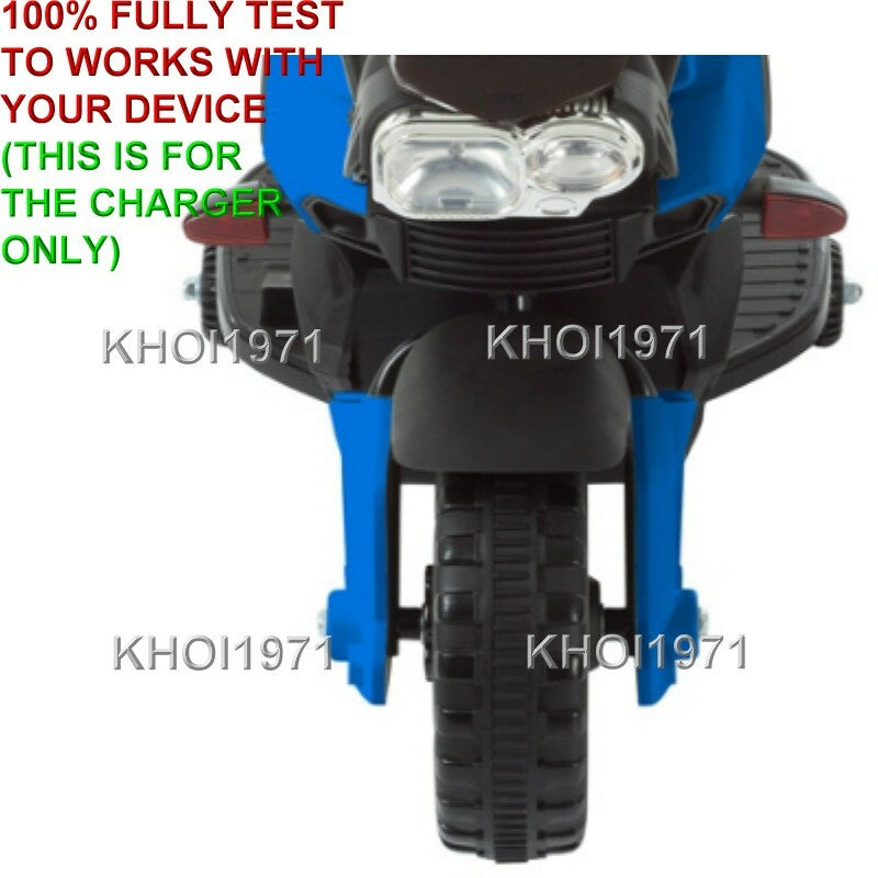 AC Wall Charger Adapter for Little Rider Ride-On Motorcycle Training Wheel