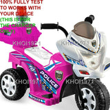AC Wall Charger Adapter for Kid Motorz Little Police Patrol Ride-On Motorcycle 0292