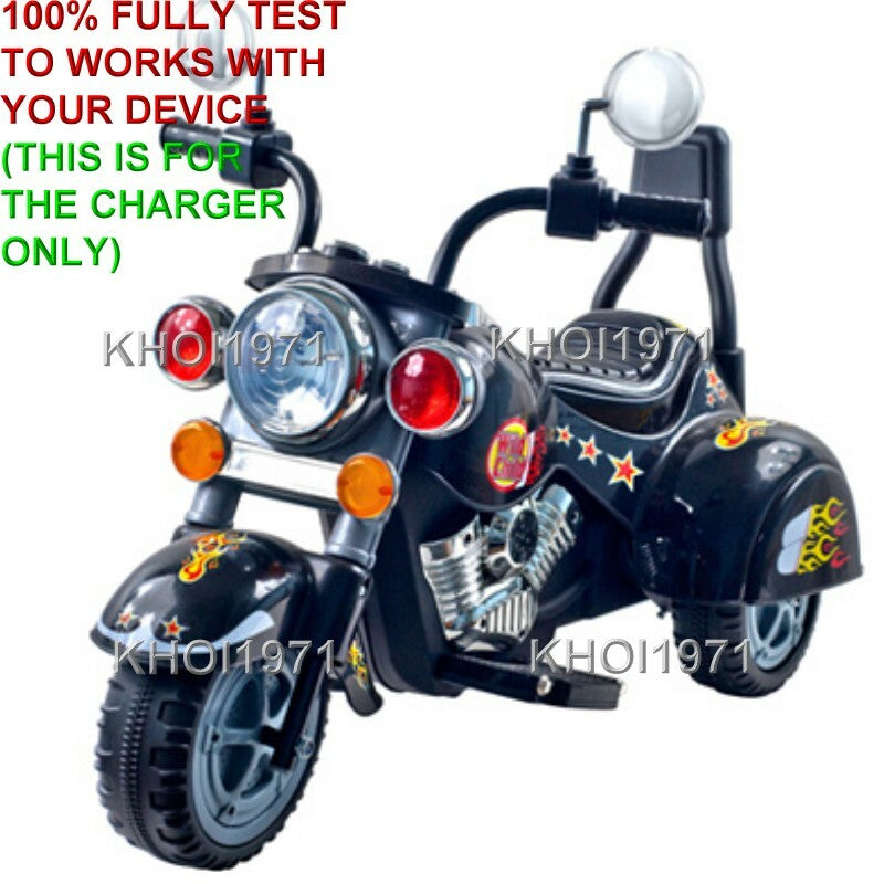 AC Wall Charger Adapter for Little Rider Road Warrior Ride-On Motorcycle