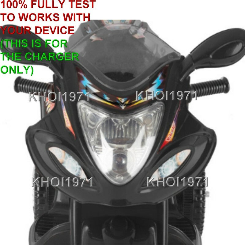 AC Wall Charger Adapter for Little Rider 3-Wheel Ride-On Trike Motorcycle