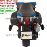 AC Wall Charger Adapter for Little Rider Motorcycle Ride-On with Training Wheel