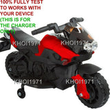 AC Wall Charger Adapter for Little Rider Motorcycle Ride-On with Training Wheels