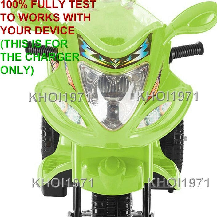 Wall Charger AC Adapter for Little Rider 3-Wheel Ride-On Trike Motorcycle