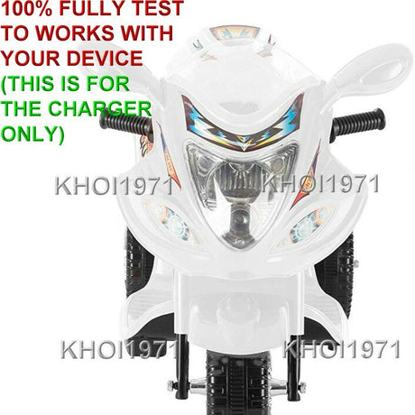 AC Wall Charger Adapter for 3-Wheel Little Rider Trike Motorcycle Ride-On Toy