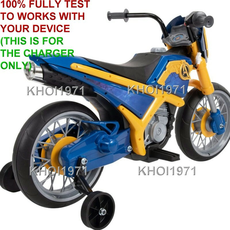 AC Wall Charger Adapter for 17009 Marvel Avenger Motorcycle Ride-On Toy