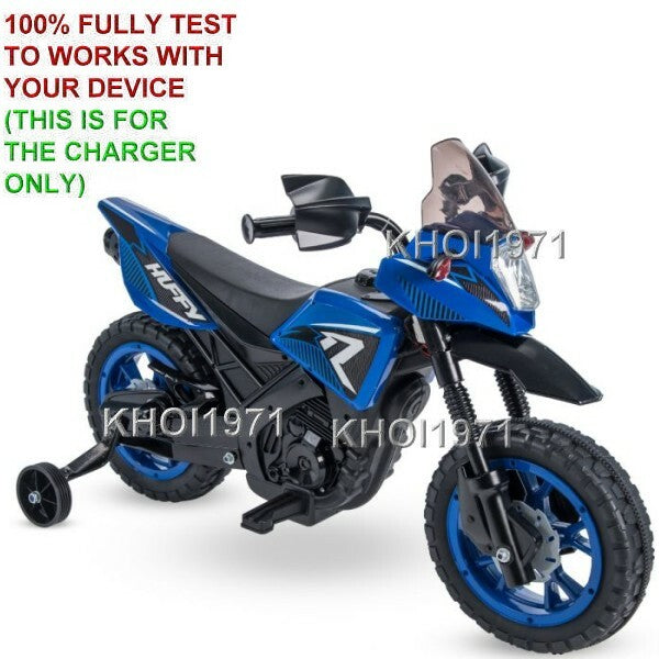 AC Charger Adapter for 17048P Huffy R1 Motorcycle Ride-On Training Wheel