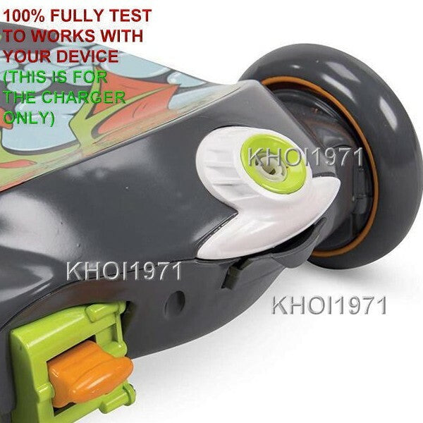 AC Wall Charger Adapter for 18007P 2-in-1 Bubble Scooter Ride-On Dragons