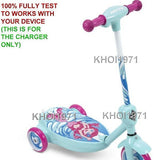 AC Wall Charger Adapter for 18037P 2-in-1 Bubble Scooter Mermaid Ride-On