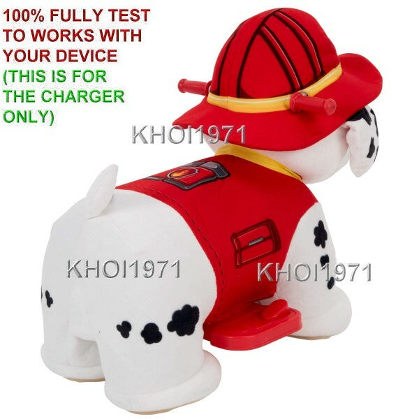 6V AC Charger Adapter for Paw Patrol Marshal Deluxe Ride-On Toy