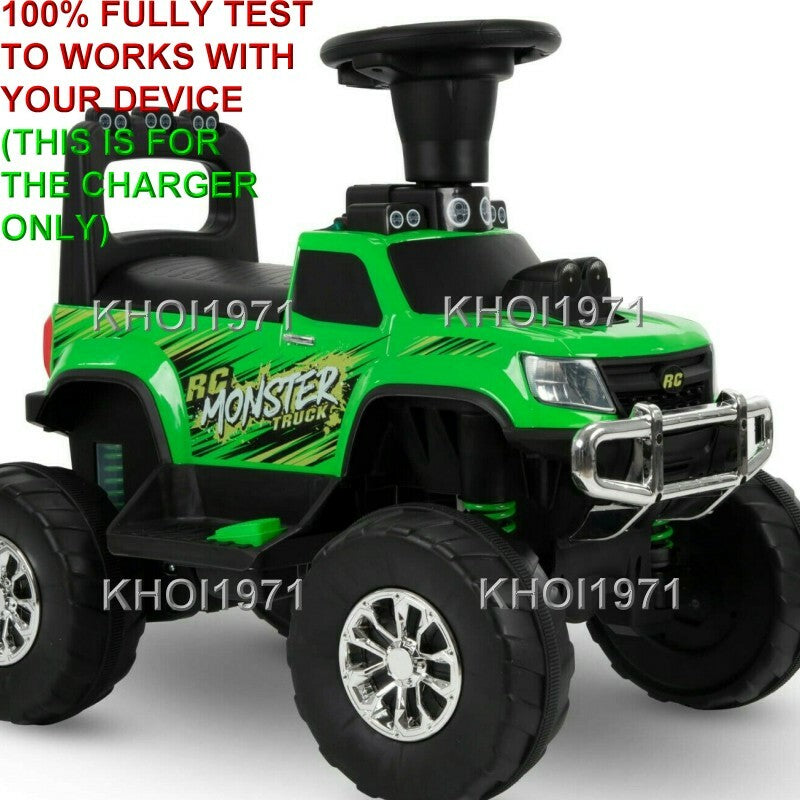 AC Wall Charger Adapter for 12V Battery Huffy RC Monster Truck Ride-On Model 19088