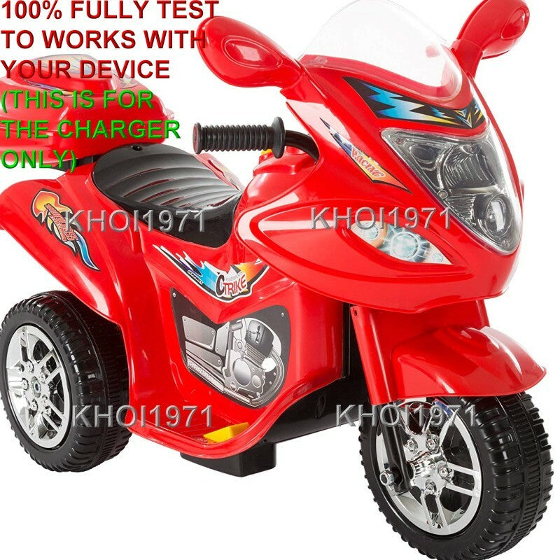 AC Wall Charger Adapter for 80-FL238D-R Little Rider 3-Wheel Ride-On Trike Bike