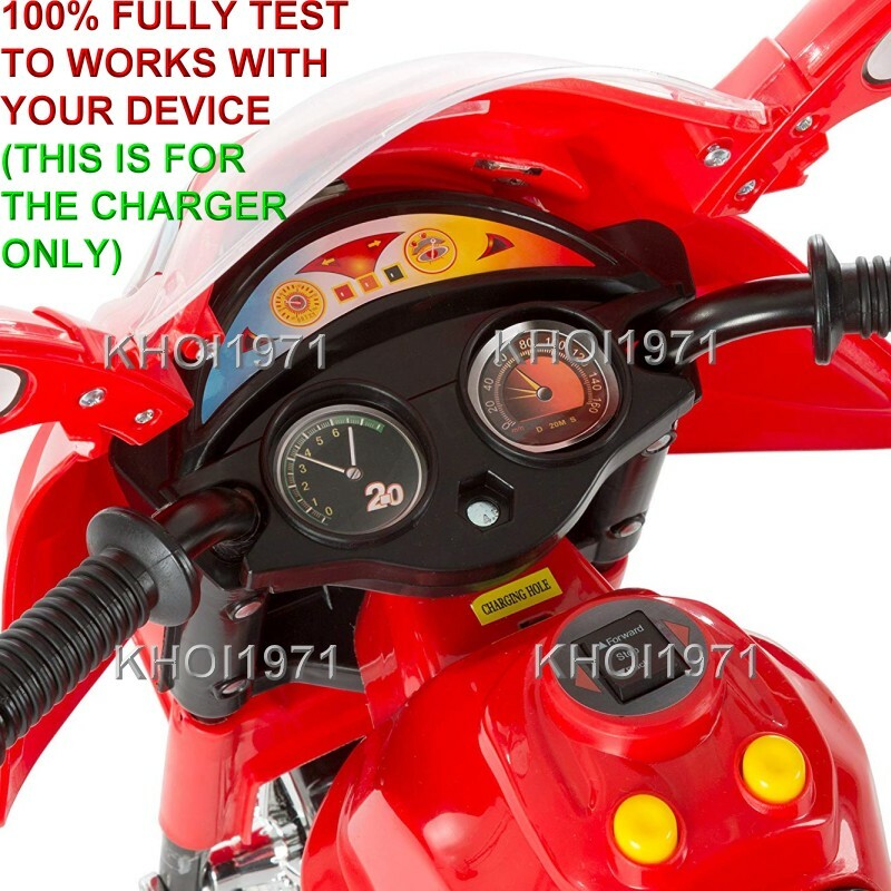 AC Wall Charger Adapter for 80-FL238D-R Little Rider 3-Wheel Ride-On Trike Bike