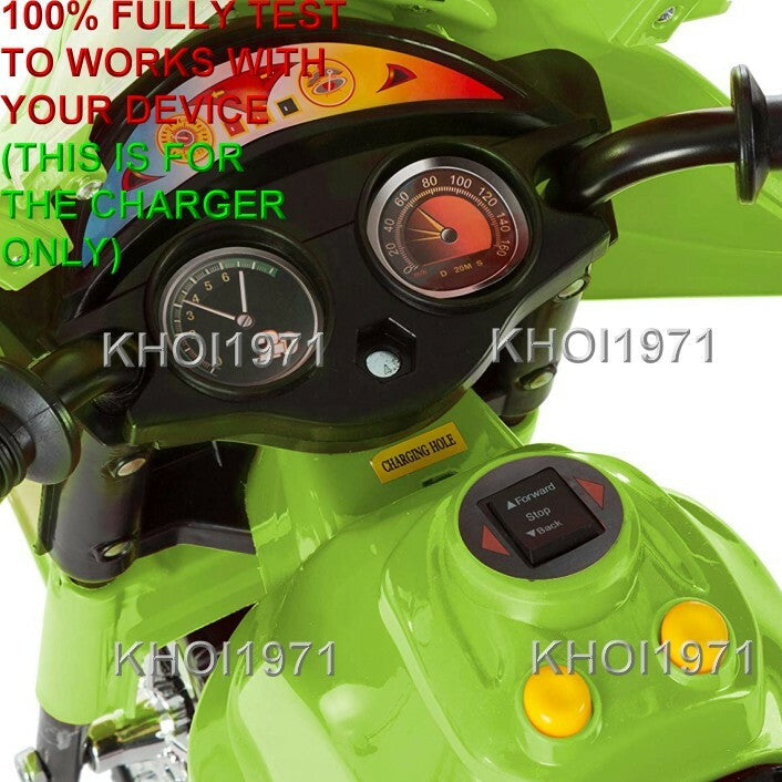 AC Wall Charger Adapter for 80-FL238D-R Little Rider 3-Wheel Ride-On Trike Bike