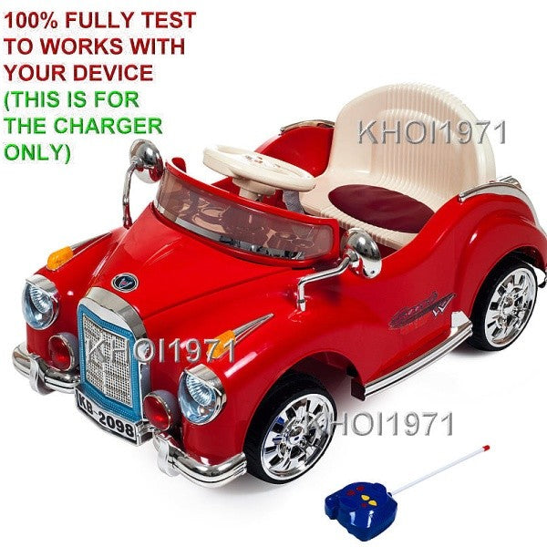 AC Charger Adapter for 80 KB2098 Little Rider Coupe with Remote Control