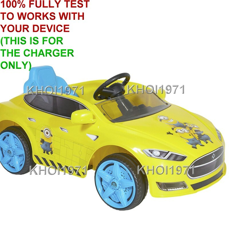 AC Wall Charger Adapter for 8802-42 Minions Speed Coupe Ride-On Toy