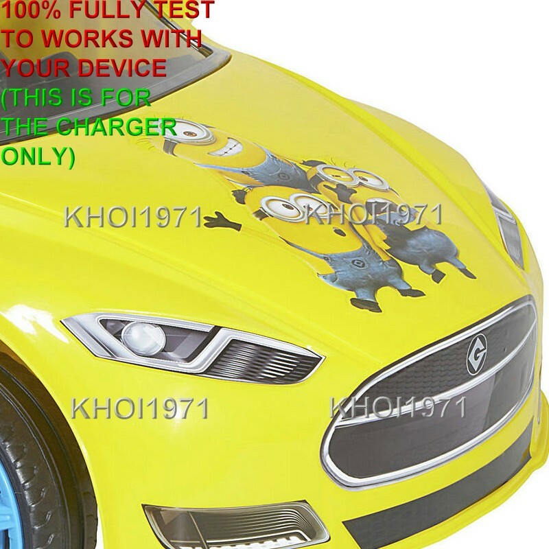 AC Wall Charger Adapter for 8802-42 Minions Speed Coupe Ride-On Toy