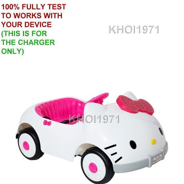 AC Wall Charger Adapter for 6V Battery Ride-On Hello Kitty Car Model 8802-71