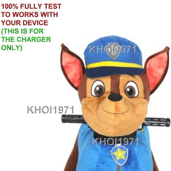 6V AC Wall Charger Adapter for Dynacraft Paw Patrol Deluxe Chase Ride-On Toy Model 8804-70