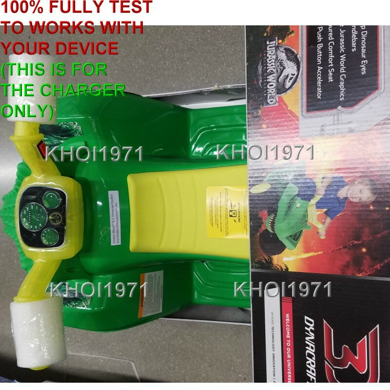 AC Wall Charger Adapter for 8804-72 Jurassic World Fallen Kingdom Quad Vehicle