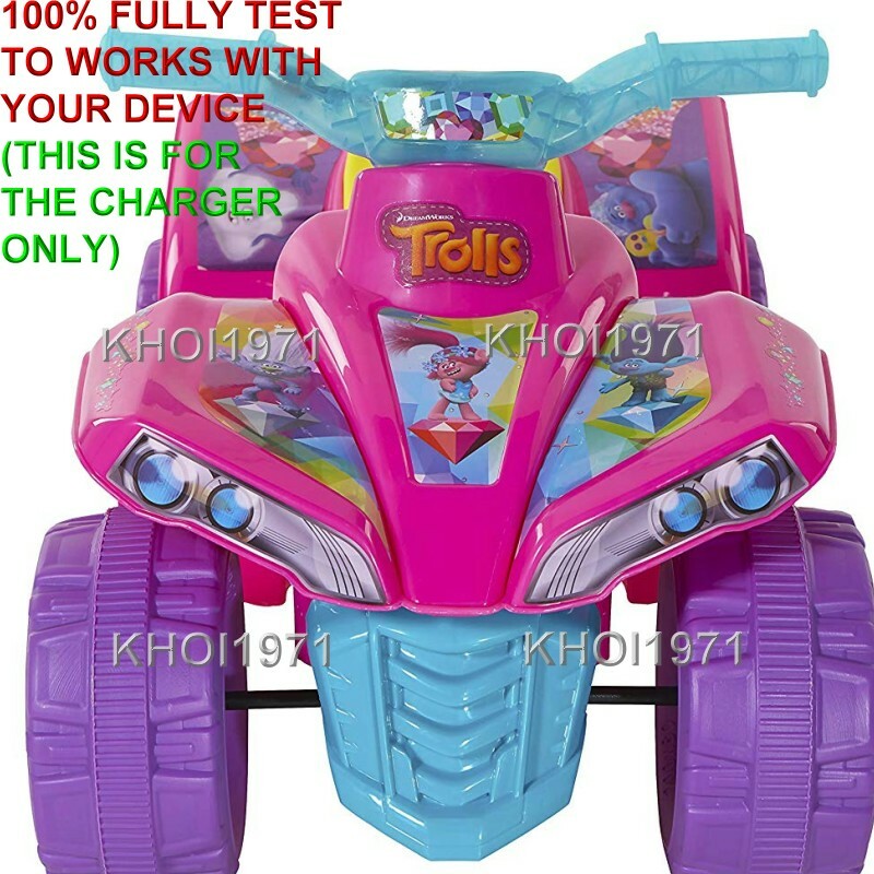 6V AC Wall Charger Adapter for Dynacraft DreamWorks Trolls Ride-On Battery 8804-98