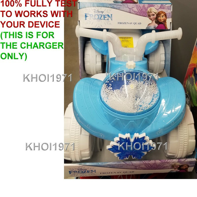 AC Wall Charger Adapter for 6V Battery Frozen Quad Ride-On Toy Model 8805-13