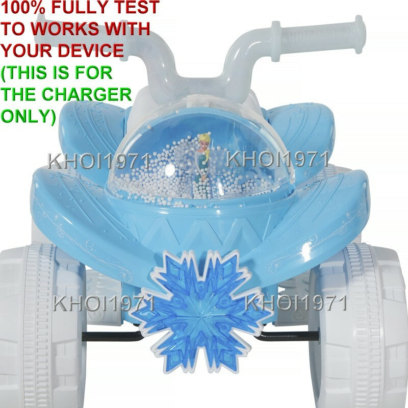 AC Wall Charger Adapter for 6V Battery Frozen Quad Ride-On Toy Model 8805-13