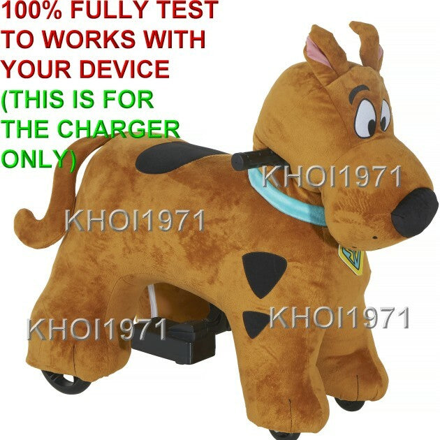 6V AC Wall Charger Adapter for Scooby-Doo Deluxe Ride-On Battery Model 8805-45