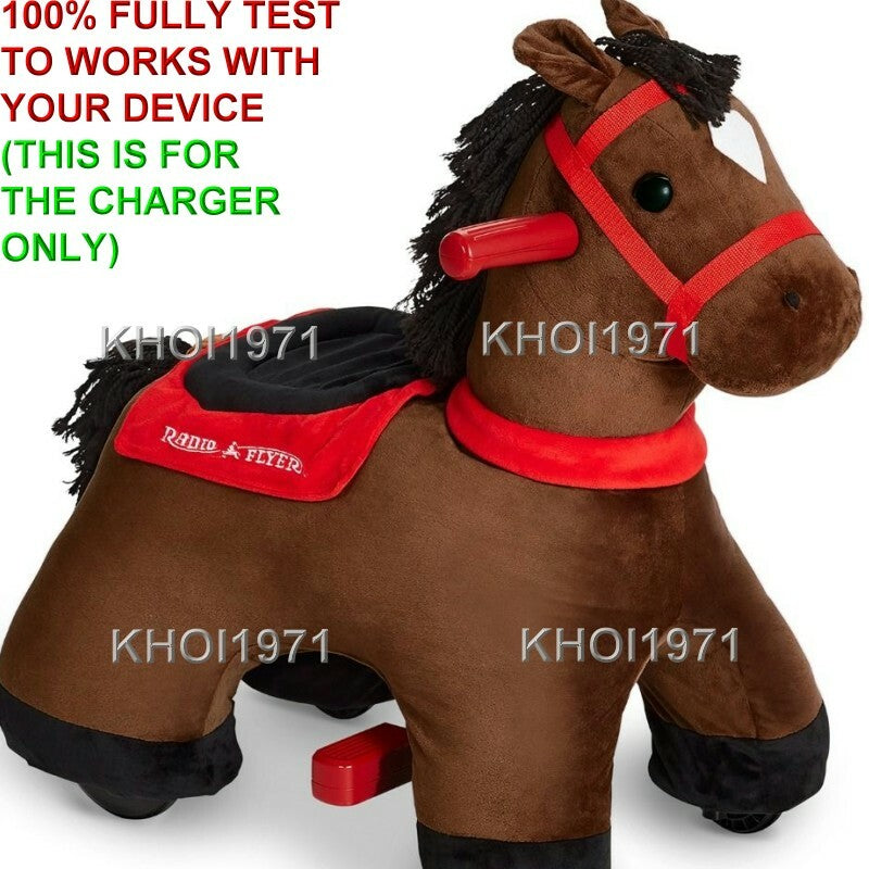 AC Wall Charger Adapter for 985 Radio Flyer Lightning Horse Deluxe Ride-On