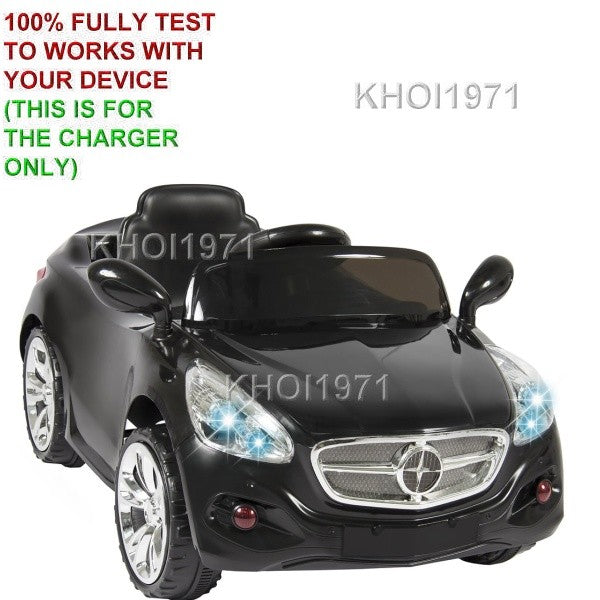 Black AC Wall Charger Adapter for Ride-On Cars SKY2084