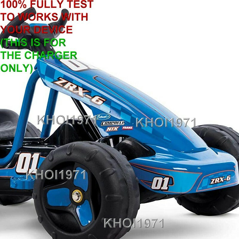 6V AC Wall Charger Adapter for Blue Flat Cart Ride-On Toy