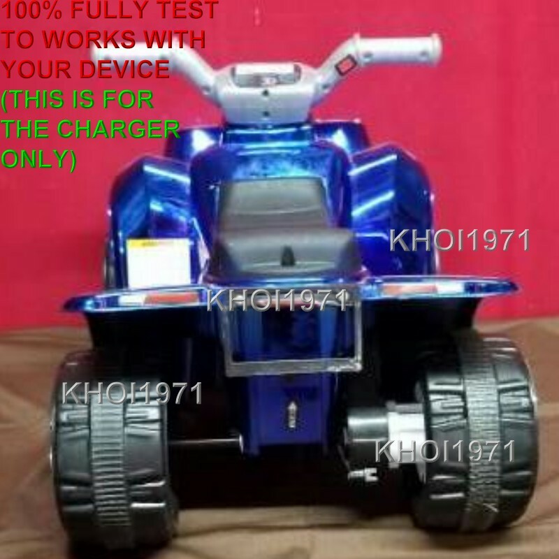 6V Wall Charger AC Adapter for Blue Street Pulse Quad Ride-On Vehicle