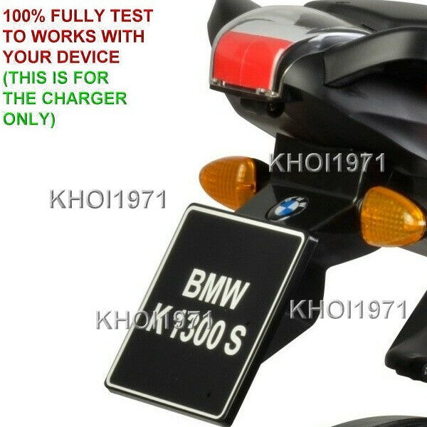 AC Wall Charger Adapter for 12V Blue BMW K1300S Motorcycle Ride-On Battery