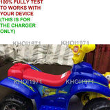 6V AC Wall Charger and Adapter for Blue and Red Seat Paw Patrol Quad Ride-On Toy