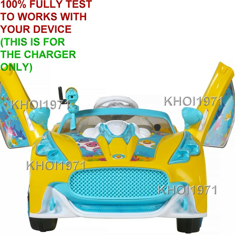 6V AC Wall Charger Adapter for Baby Shark Super Car Ride-On Toy