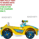 6V AC Wall Charger Adapter for Baby Shark Super Car Ride-On Toy
