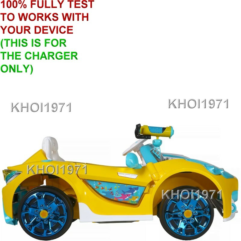 6V AC Wall Charger Adapter for Baby Shark Super Car Ride-On Toy