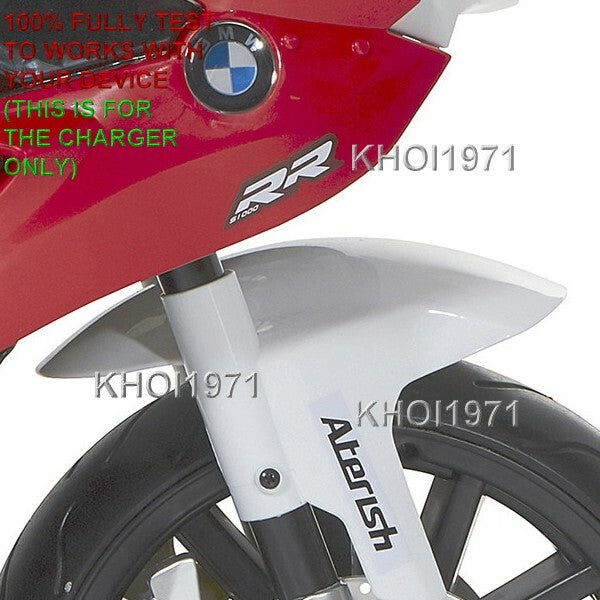 12V AC Wall Charger and Adapter for Dynacraft BMW S1000 RR Motorcycle Ride-On Battery