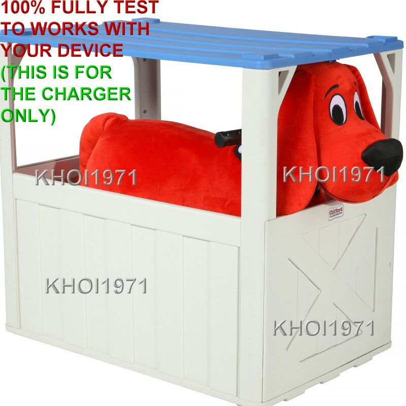 6V AC Wall Charger Adapter for Dynacraft Clifford Big Red Dog Plush Ride-On Battery