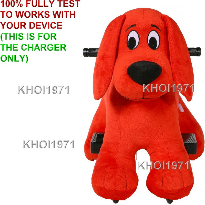 6V AC Wall Charger Adapter for Dynacraft Clifford Big Red Dog Plush Ride-On Battery