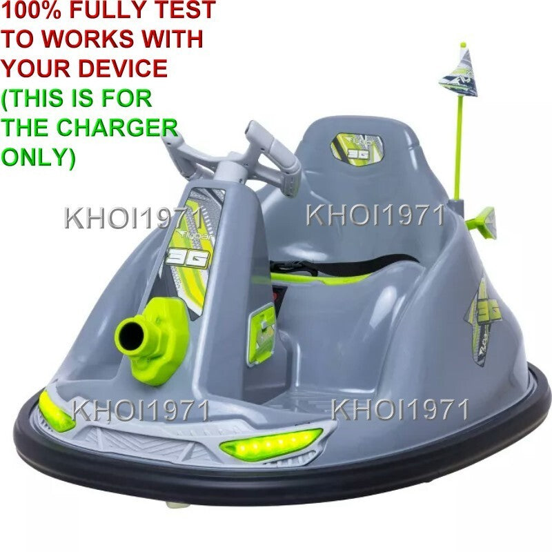 Wall Charger AC Adapter for Flybar Bumper Car Funpark Ride-On 12V Battery