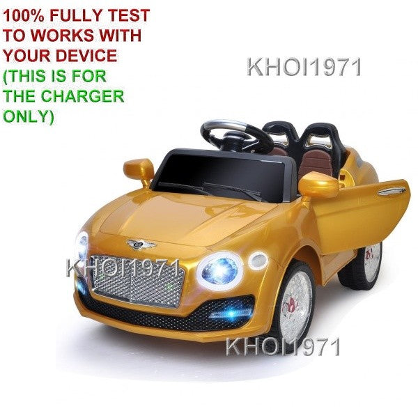 Wall AC Charger Adapter for Kids Ride-On Car GOLD TY564944 with Remote Control