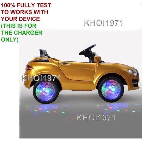Wall AC Charger Adapter for Kids Ride-On Car GOLD TY564944 with Remote Control