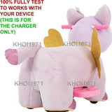 AC Adapter Charger for 6V Battery Ride-On Toy Unicorn Kitten Deluxe Model 19059