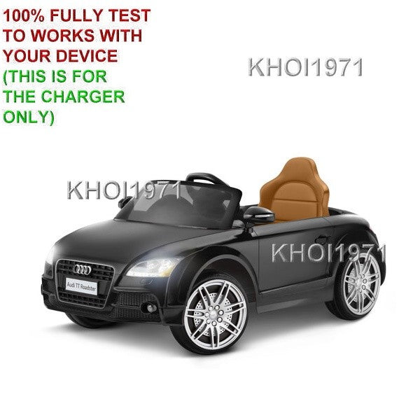 AC Wall Charger Adapter for 6V Battery Ride-On Cars - Compatible with Kid Trax, Avigo, Audi TT Roadster