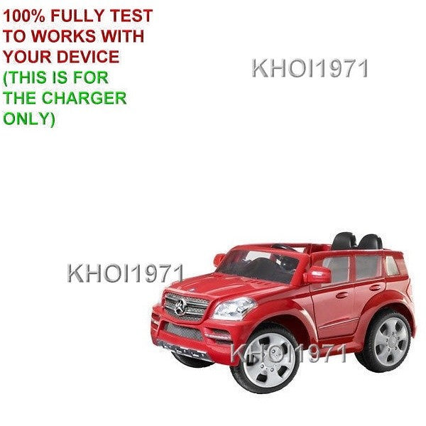 AC Wall Charger Adapter for Kid Trax Mercedes Benz GL450 6V Ride-On Battery